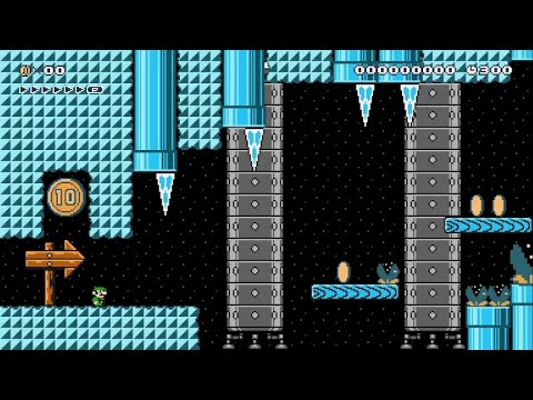 blue platforming factory #TJ#P by Toshiro SMM2