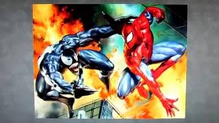Человек паук против Venom головоломки игры Rompecabezas Marvel Пазлы Узнать Играть Детские игрушки