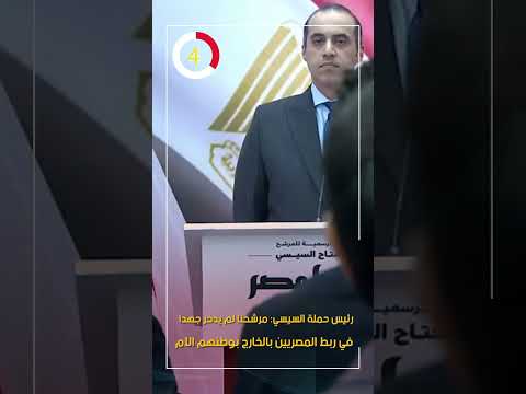 رئيس حملة السيسي مرشحنا لم يدخر جهدا في ربط المصريين بالخارج بوطنهم الأم