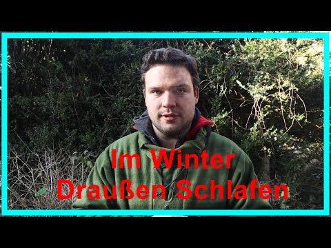 Im WINTER draußen schlafen - Outdoor Basics