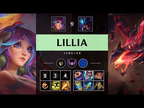 Lillia Jungle vs Rek'Sai - EUW Master Patch 25.S1.3