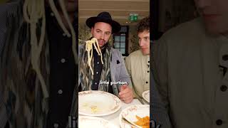 Download lagu Two Brits learn the proper way to eat Pasta! mp3