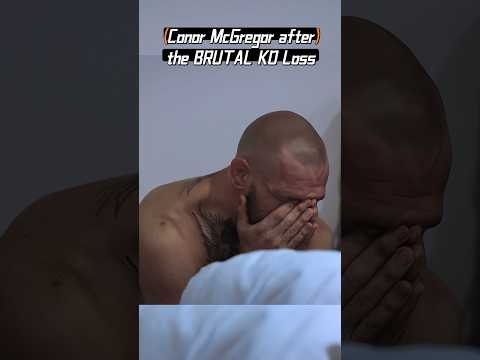 Conor in the Locker Room after KO Loss vs. Poirier! #ufc #mma #conormcgregor #fighter #knockout