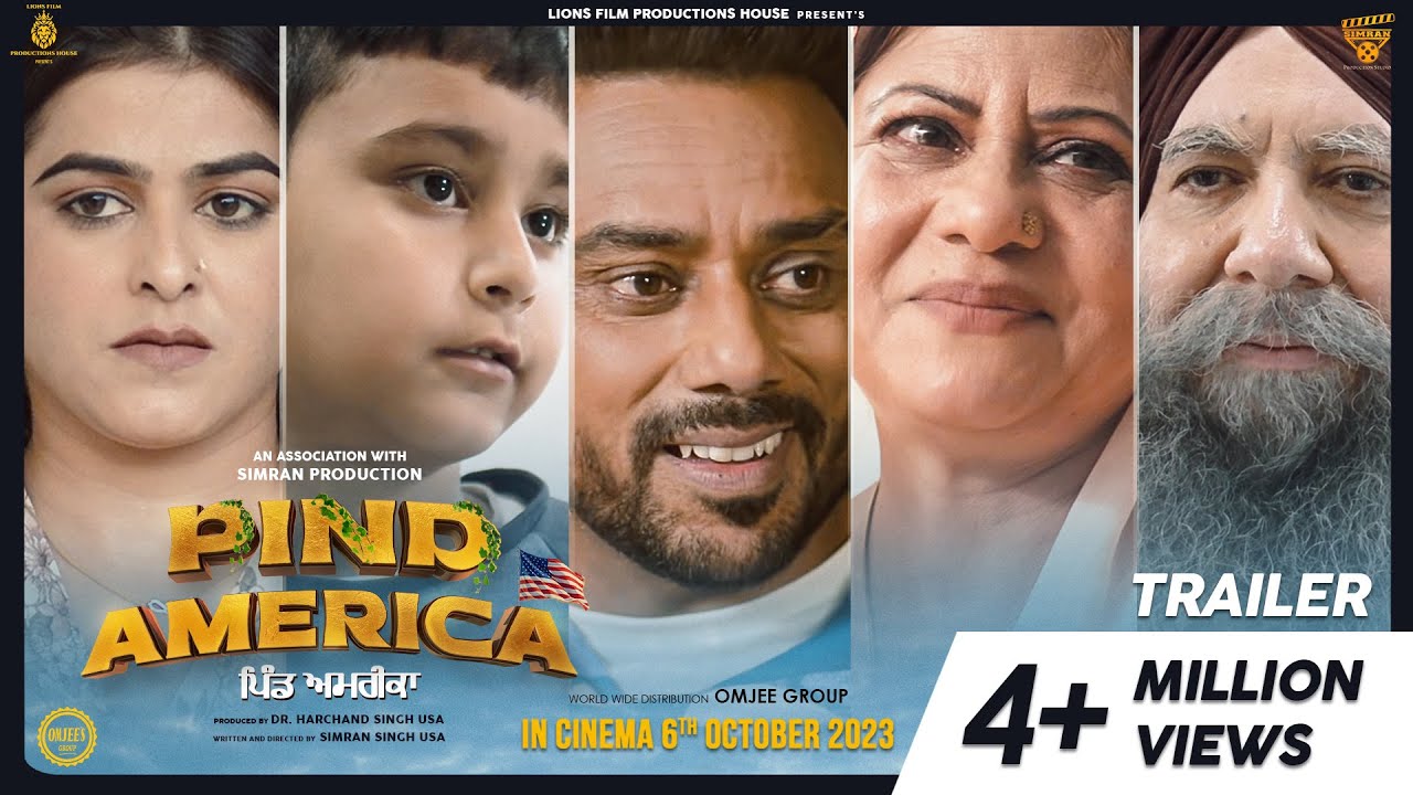 Pind America (Official Trailer) | New Punjabi Movie | Amar Noori | Bhinda Aujla | Simran Production