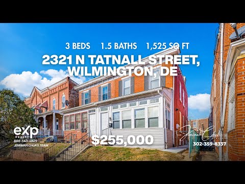 Fully renovated home for sale in Wilmington, DE with No HOA, $255,000 👀