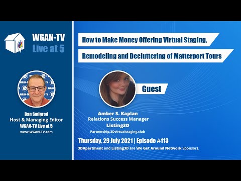 , title : '113-WGAN-TV | How to Make Money Offering Virtual Staging of #Matterport Tours with #Listing3D'