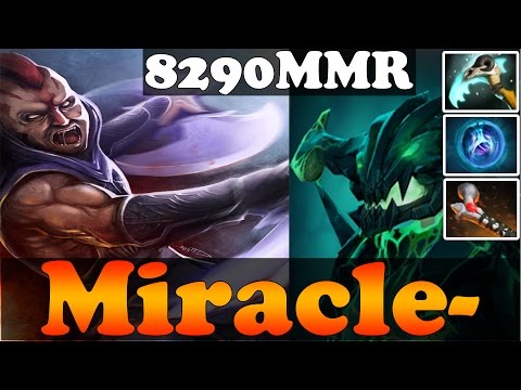 Dota 2 - Patch 6.86 : Miracle- 8290MMR Plays Outworld Devourer and Anti-Mage - Ranked Match Gameplay