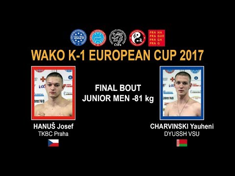 WAKO K-1 EUROPEAN CUP 2017 - FINAL BOUT JUNIOR MEN -81 kg