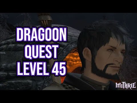 FFXIV 2.15 0206 Dragoon Quest Level 45 + Artifact Gear