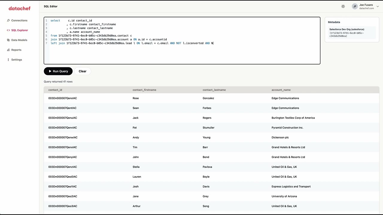 Identify contact-lead duplicates