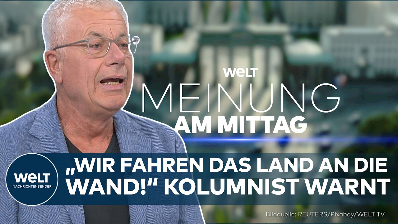 DEUTSCHLAND: „Wir fahren das Land an die Wand!" Reinhard Mohr warnt vor Schuldenkurs | MEINUNG
