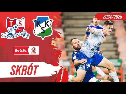 PODBESKIDZIE - KKS KALISZ 0:1 SKRÓT MECZU Betclic 2 Liga 2024/2025