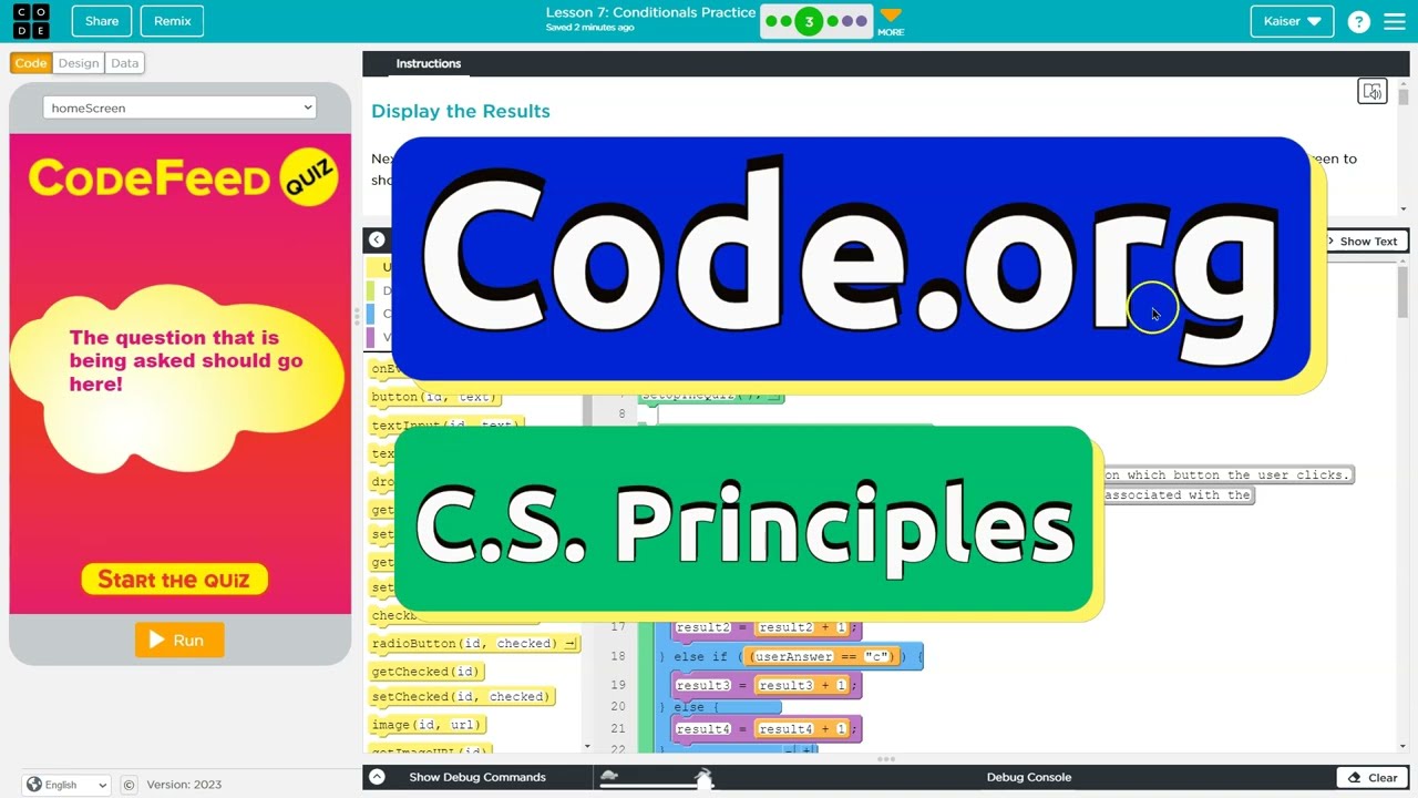 code org lesson 7