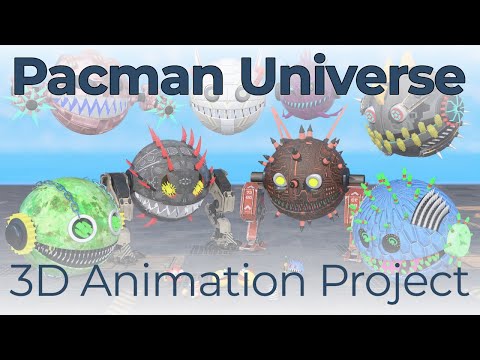 Pacman Universe – Power Robot Animation Scenarios