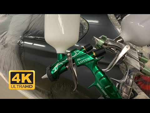 Spray Painting a Car in Clear Coat Over Base Coat...