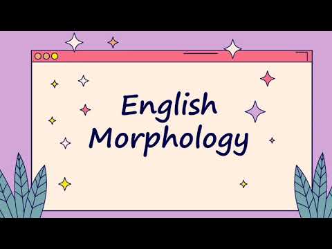 ✨ Final Test English Morphology ✨