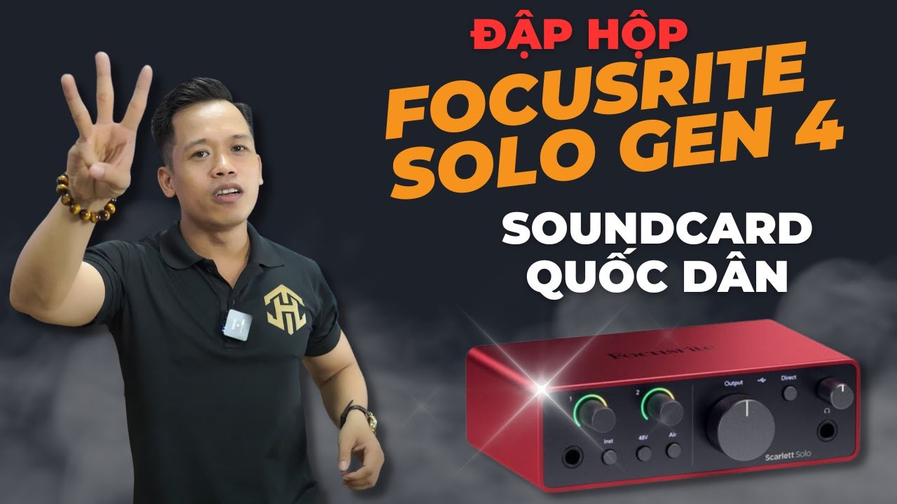 Soundcard Focusrite Solo Gen 4