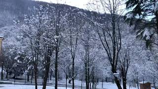 preview picture of video 'Snowy landscape in Shaki-Marxal Resort&Spa'