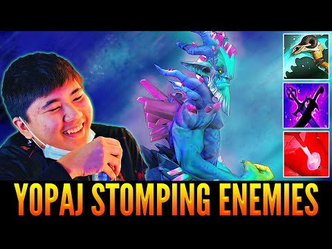 YOPAJ Stomping Enemies With Mid Lane LESHRAC | One of The Most Feared Heroes This Patch | Dota 2