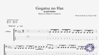 【Bass】五月の蝿 Gogatsu No Hae ベースtab譜〚Radwimps〛by NipponTAB