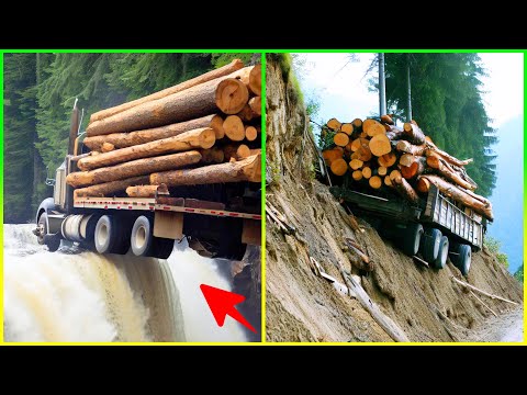 Dangerous Idiots Dump Trucks Operator Skills - Fastest Heavy Equipment Machines Fails Working