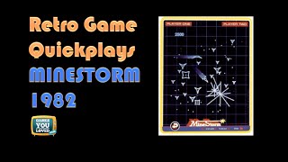 Retro Game Quickplays: VECTREX Minestorm - 1982