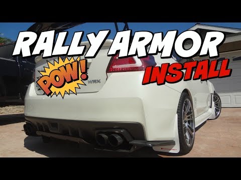 HOW TO  INSTALL RALLY ARMOR MUD FLAPS 15-18 SUBARU WRX / STi FA