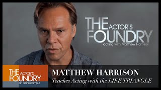 Matthew Harrison teaches acting with THE LIFE TRIANGLE video