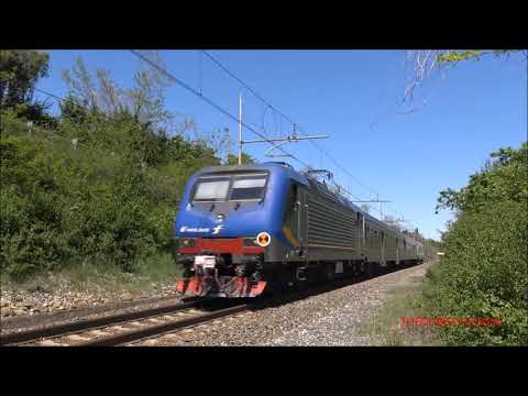 IL SALUTO DELLA E.464 TITOLARE DEL REGIONALE. - VEN. 7 - 5 - 2021.