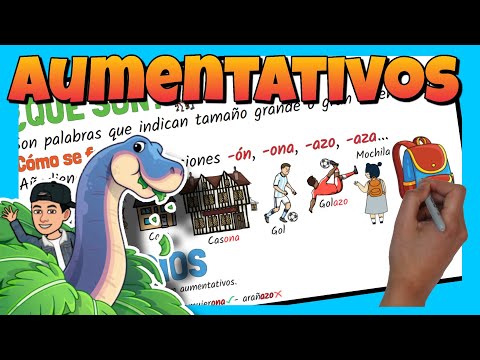 ✅ Los AUMENTATIVOS para NIÑOS