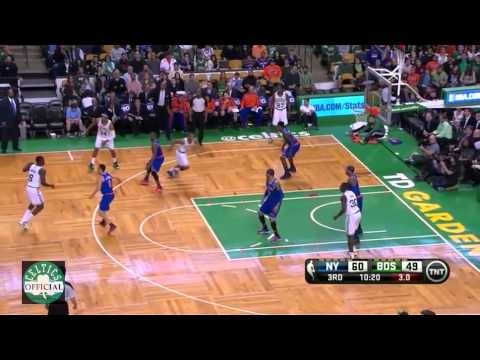 Jeff Green, Paul Pierce and Jordan Crawford Highlights vs New York Knicks 3/26/2013