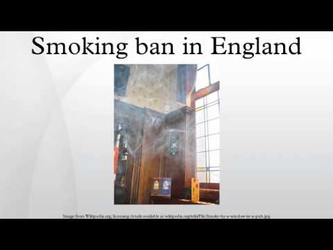 Smoking ban in England