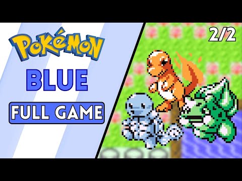 Pokemon Blue (In Color) FULL GAME Longplay/Walkthrough - No Commentary (Part 2/2)