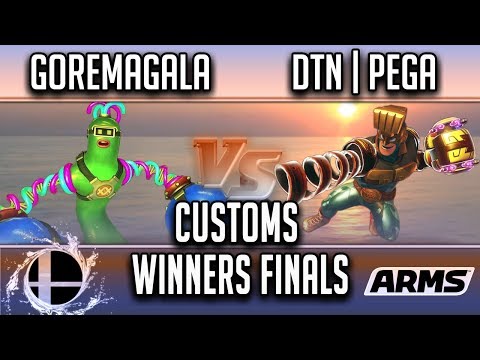 Smash n Splash 4 ARMS: StDx | GoreMagala (Helix) vs DTN | Pega (Max Brass) Customs Winners Finals
