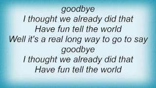 Stevie Nicks - Long Way To Go Lyrics