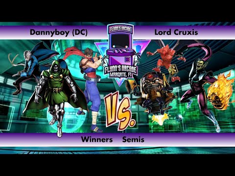 Flynn's Arcade 080 Winners Semis - Dannyboy (DC) (Vergil) Vs Lord Cruxis (M.O.D.O.K) UMVC3 Tourney
