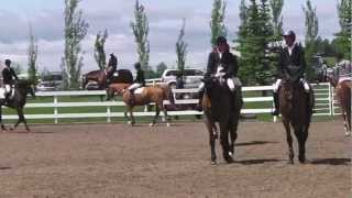 HorseJunkiesUnited.com- Eric Lamaze and Wang Chung in the Warm-up