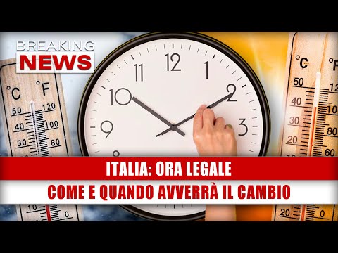 Ora Legale: Come e Quando Avverrà Il Cambio!