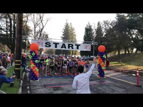 Start of the Clarksburg Country Run - Half Marathon - January 2019