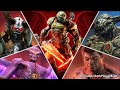 DOOM Eternal - All Bosses With Cutscenes (Ultra Violence) [4K 60FPS] PC