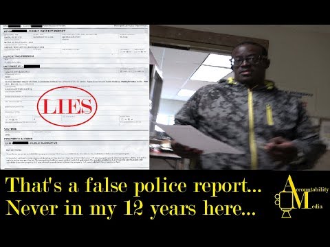 Why you always lying? FALSE REPORT filed by MPD District 2 (202)715-7300