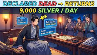Woke Up As A DEAD CORRUPT Official, But His SYSTEM Paid Him 9,000 SILVER A Day To Save The County!