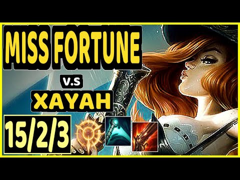 HADES (MISS FORTUNE) vs XAYAH - 15/2/3 KDA BOTTOM ADC GAMEPLAY - EUW Ranked GRANDMASTER