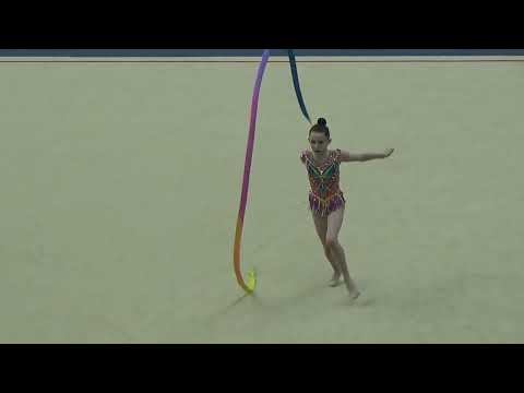 Eva DUHAMEL ruban - 2025 Championnats de France Juniors 13ans