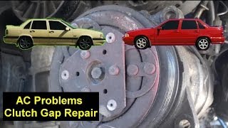 AC Problems, Compressor Clutch Repair, Volvo 850, V70, S70, etc - Auto Repair Series