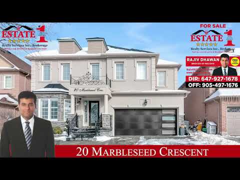 20 Marbleseed, Brampton-VIRTUAL TOUR