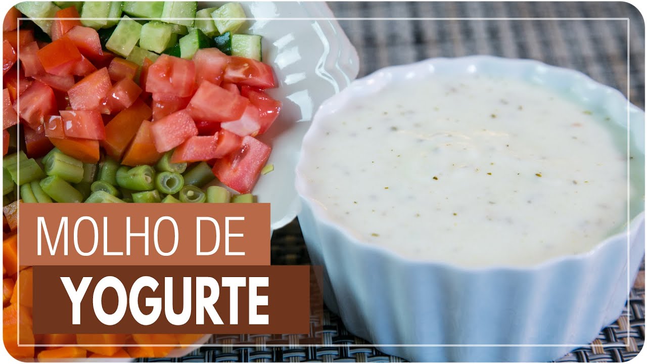 MOLHO DE IOGURTE PARA SALADAS | Mamãe Vida Saudável #222