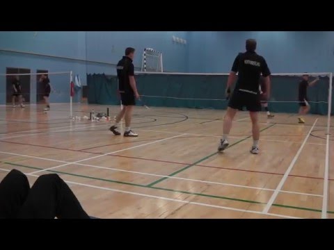 Cheshire vs Northumberland Jamie Cheung Dom Ashton MD Badminton 30/01/16