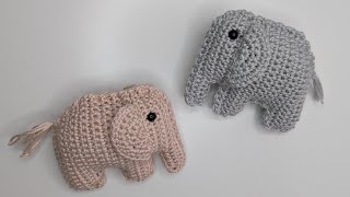 Elefant häkeln, schnell und einfach, easy, Tutorial, pattern, Mobile