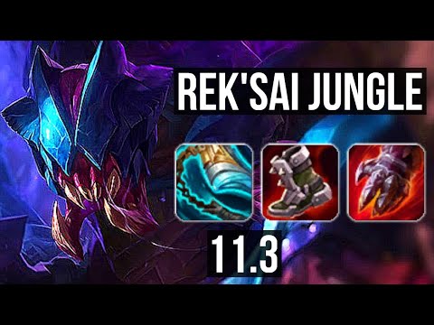 REK'SAI vs RENGAR (JUNGLE) | 15/1/6, Legendary, 1.7M mastery, 600+ games | BR Master | v11.3